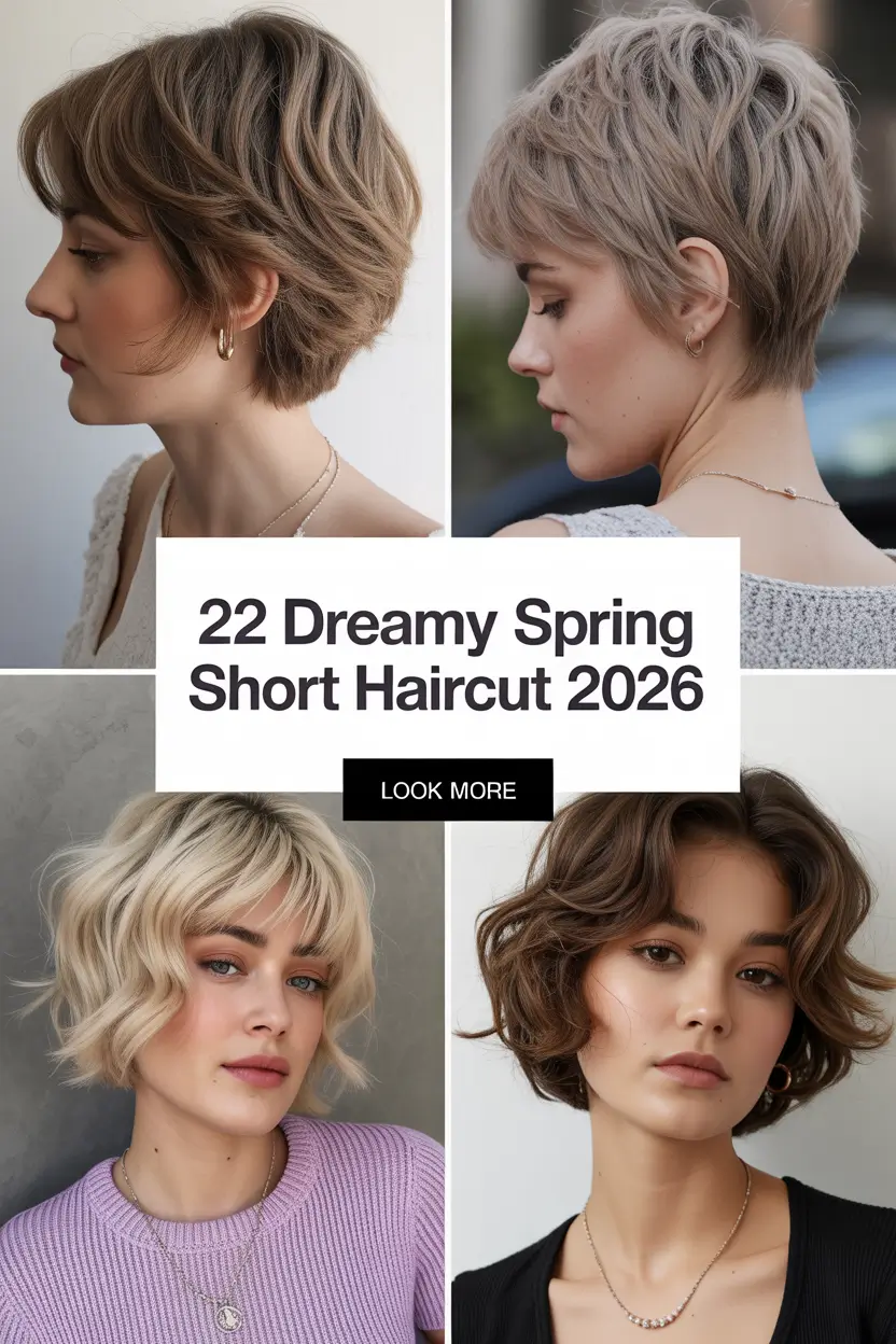 Dreamy Spring Short Haircut 2026: Fresh, Feminine & Effortless Ideas for the New Season