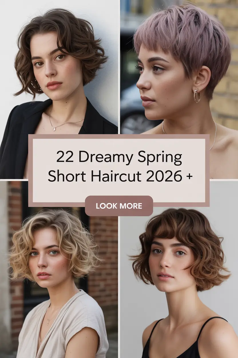 Dreamy Spring Short Haircut 2026: Fresh, Feminine & Effortless Ideas for the New Season