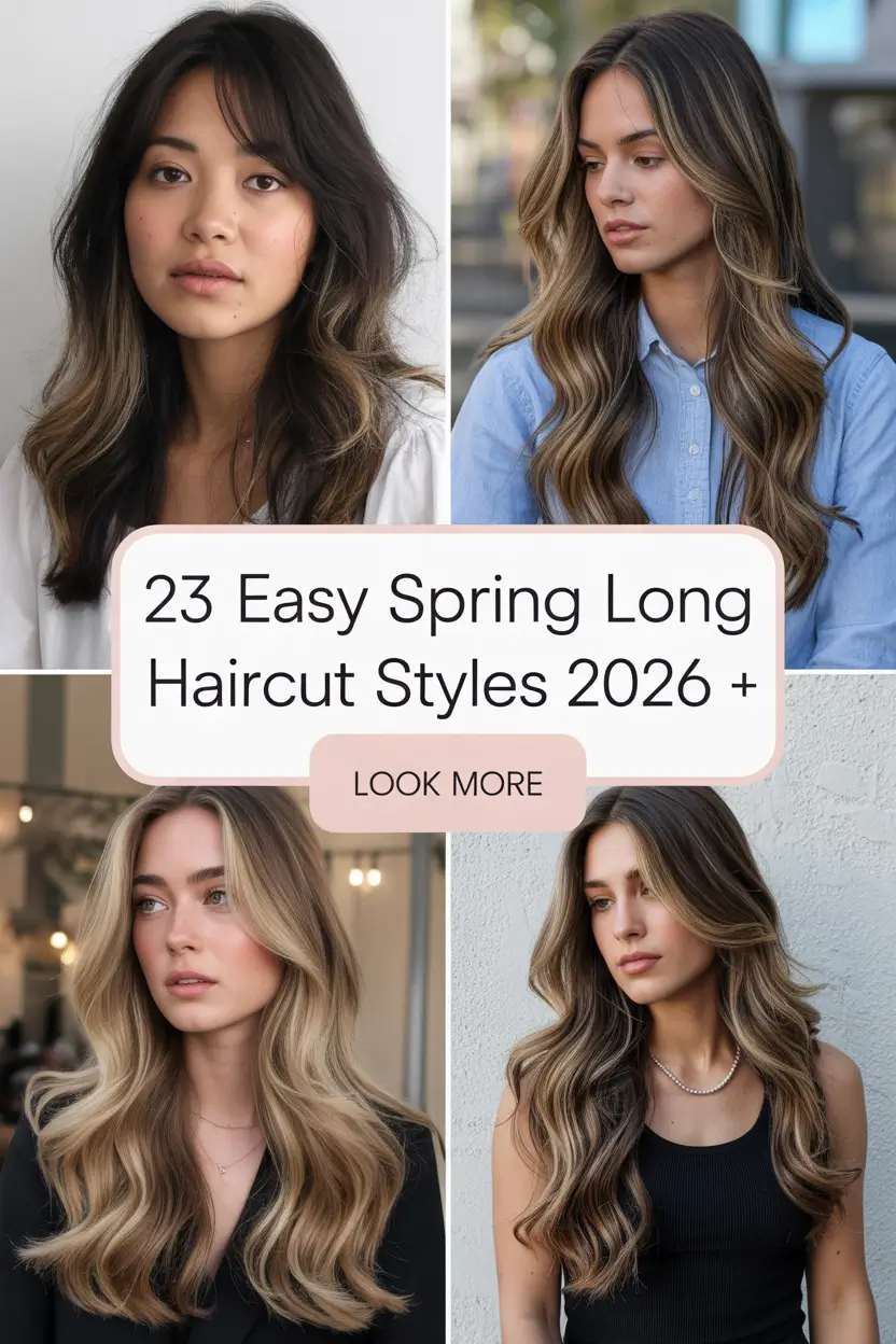 Easy Spring Long Haircut Styles 2026: Fresh Layers, Movement & Modern Length