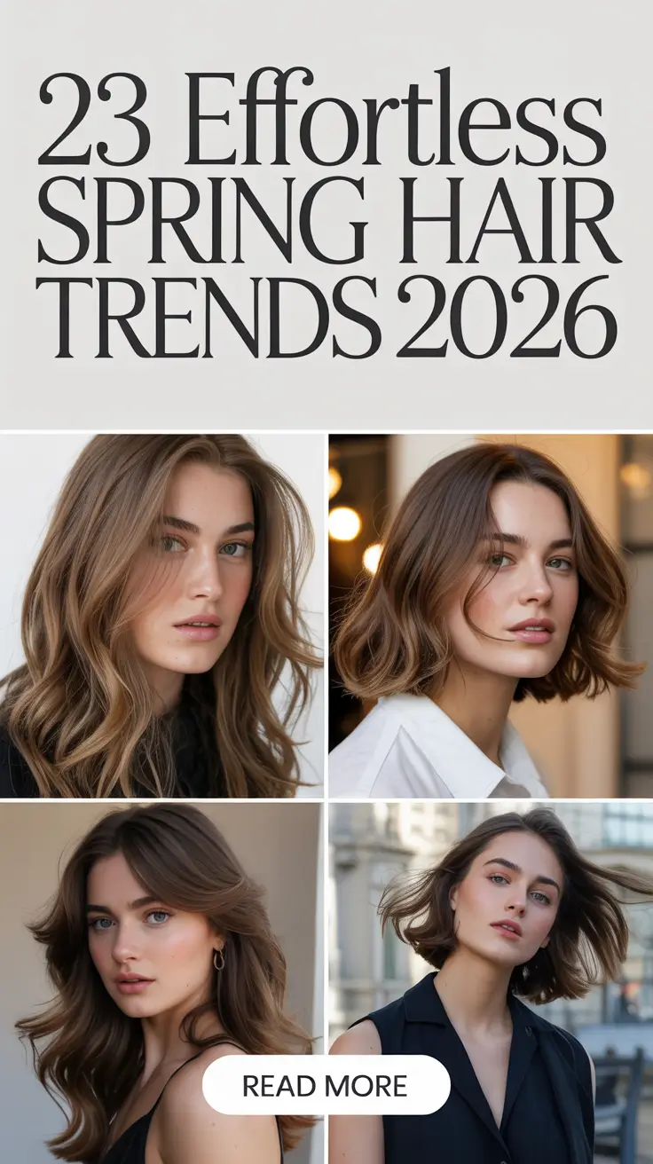 Effortless Spring Hair Trends 2026: Fresh Looks & Modern Color Ideas for the New Season