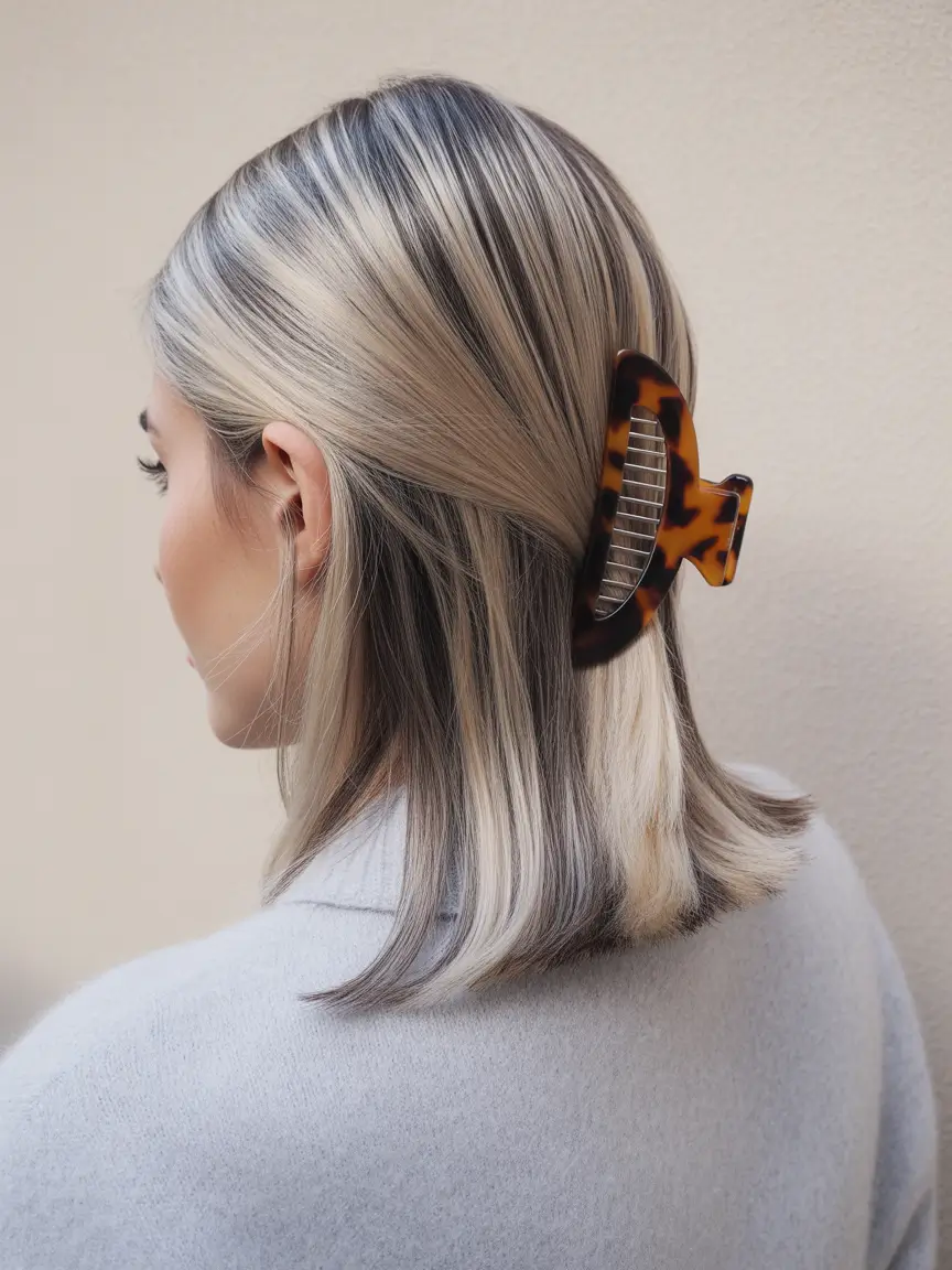 elegant spring blonde hair color designs 2026 Clipped Cream Blonde With Soft Rooted Contrast