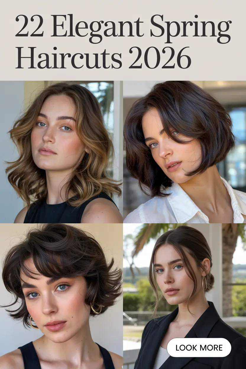 Elegant Spring Haircuts 2026: Fresh Shoulder Length Hair Ideas