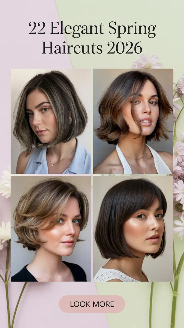 Elegant Spring Haircuts 2026: Fresh Shoulder Length Hair Ideas