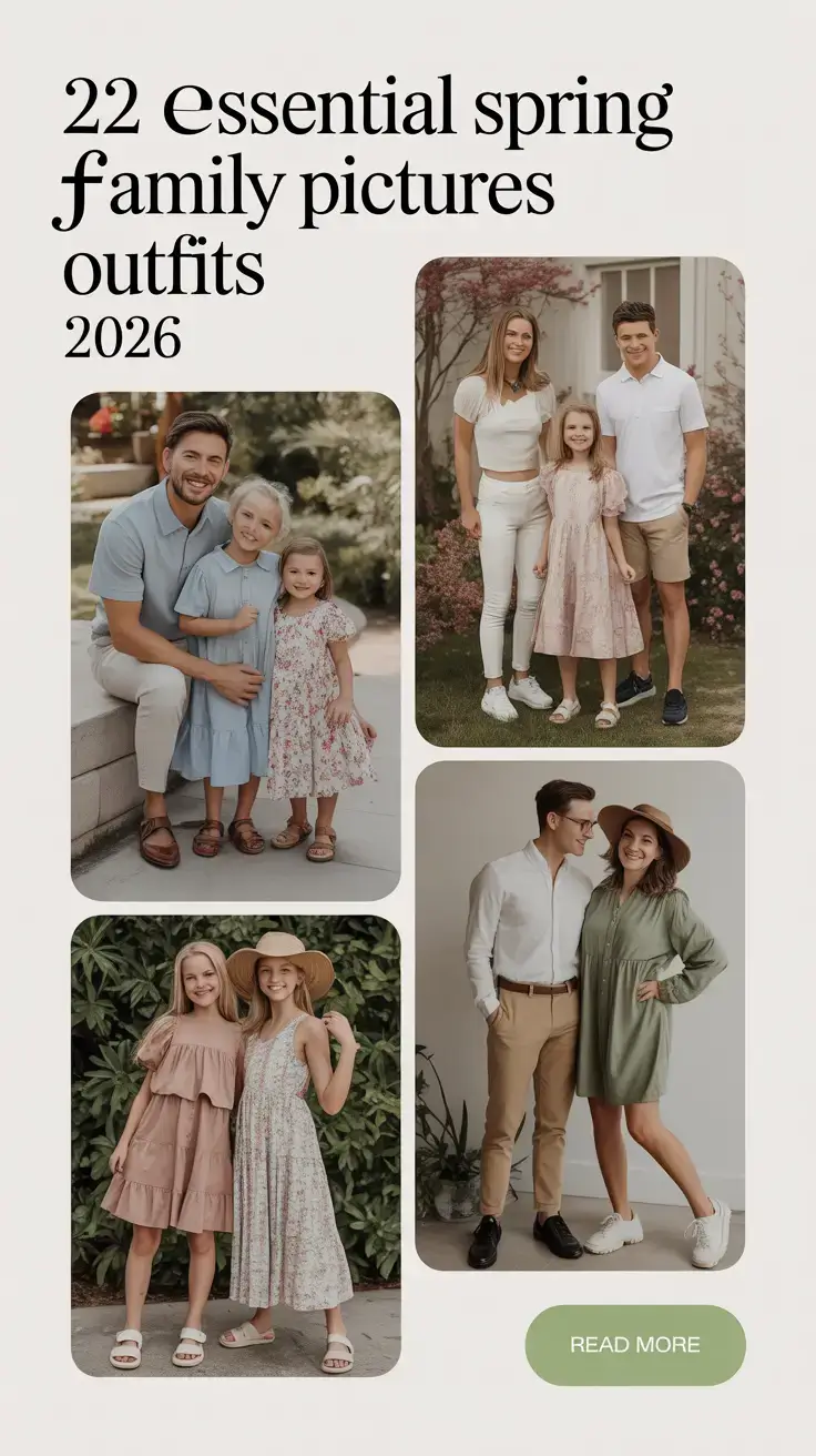 Spring Family Pictures Outfits: Fresh 2026 Ideas for Every Style