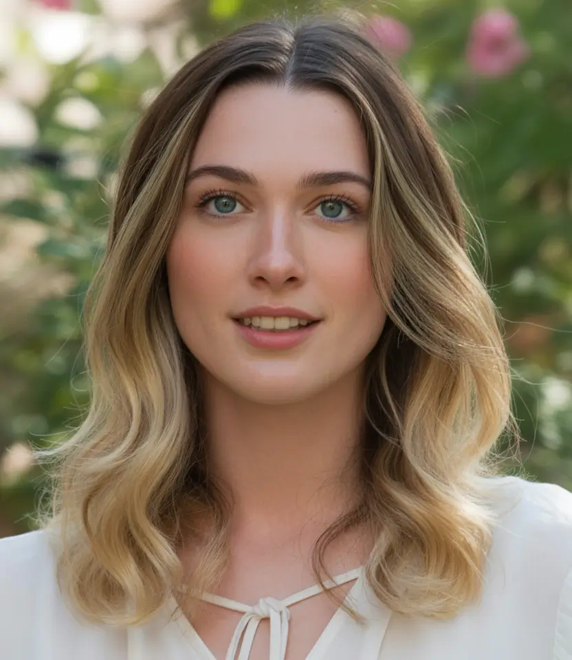 gorgeous spring hair color light skin 2026 Champagne Vanilla Waves With Soft Golden Lift