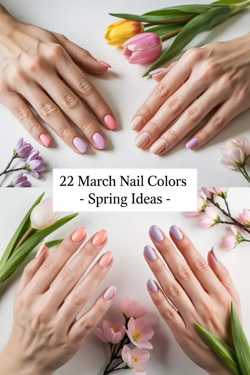 March Nail Colors – Spring Ideas 2026: Fresh Trends, Soft Pastels & Bright Inspo