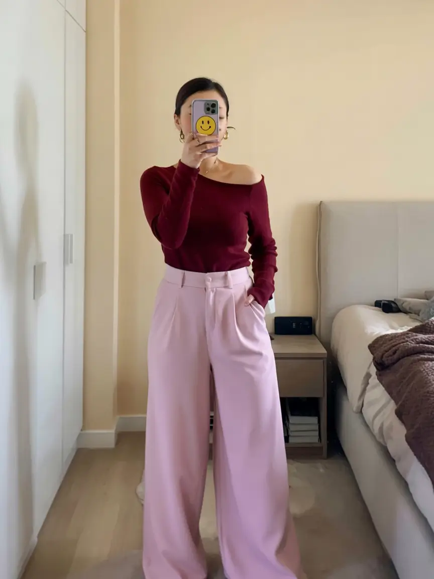 March Outfits - spring Ideas 2026 Soft Color Blocking with Romantic Off Shoulder Lines