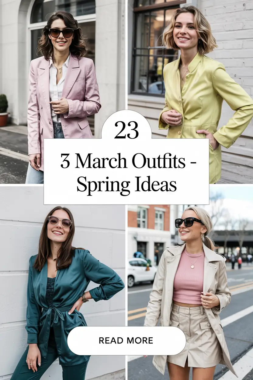 March Outfits – Spring Ideas 2026: Fresh Looks & Inspiring Outfit Ideas for March