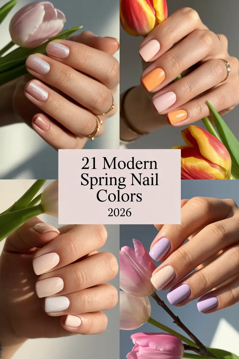 Modern Spring Nail Colors 2026: Fresh Ideas & Trendy Pastel Palette