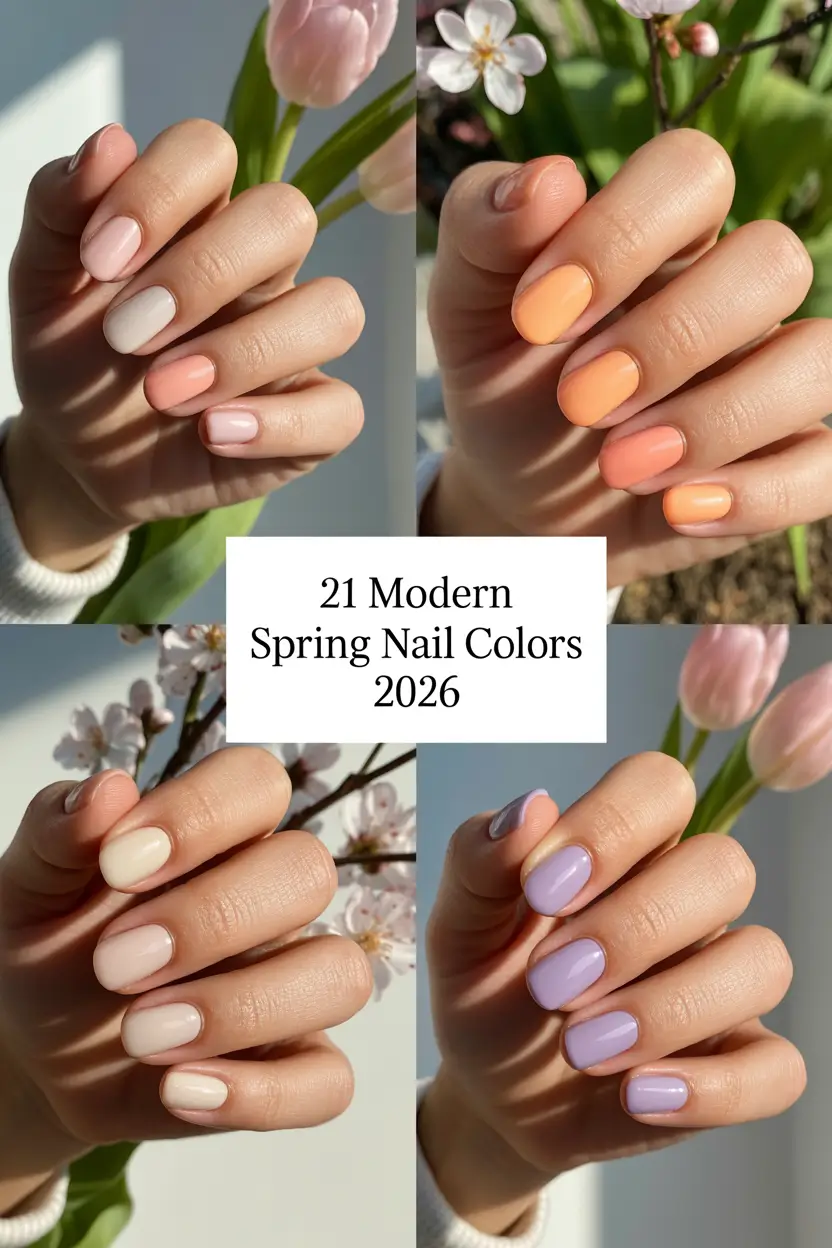 Modern Spring Nail Colors 2026: Fresh Ideas & Trendy Pastel Palette