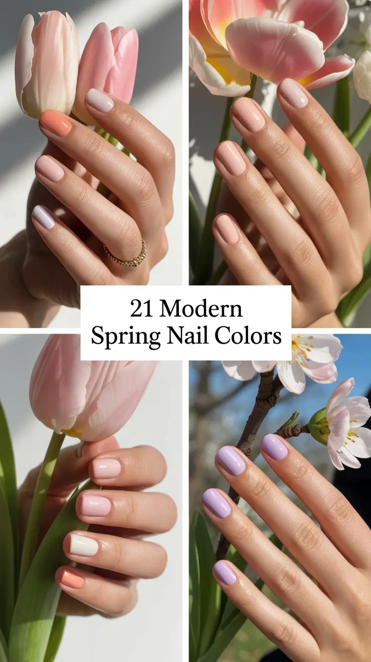 Modern Spring Nail Colors 2026: Fresh Ideas & Trendy Pastel Palette