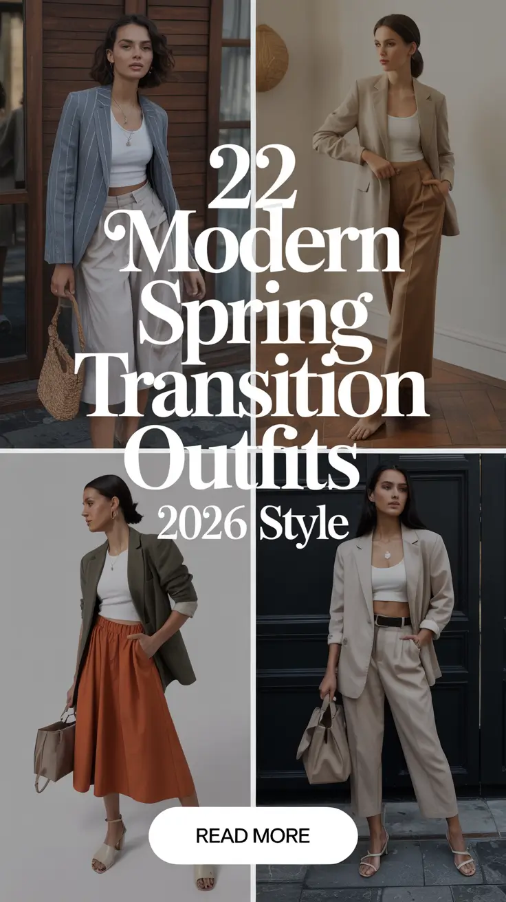 Modern Spring Transition Outfits 2026 Style: Fresh Ideas for Effortless Seasonal Dressing