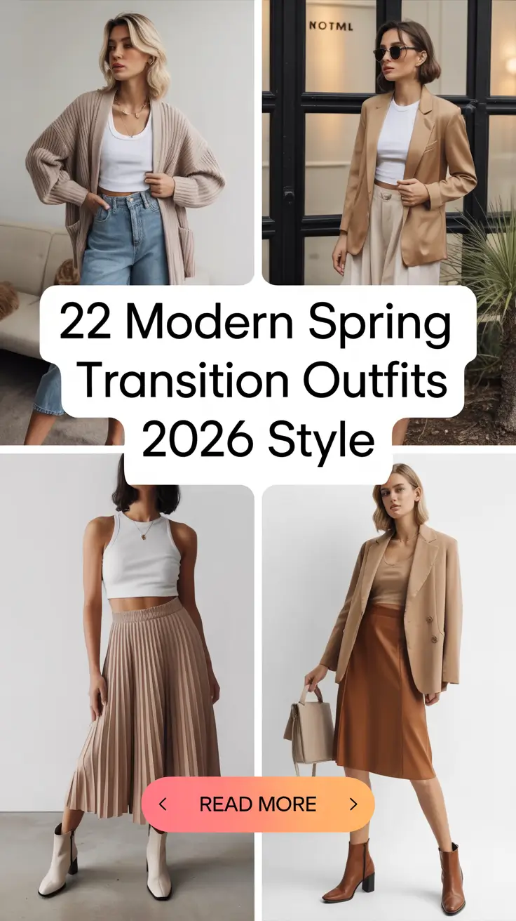Modern Spring Transition Outfits 2026 Style: Fresh Ideas for Effortless Seasonal Dressing