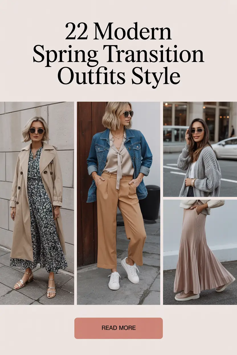 Modern Spring Transition Outfits 2026 Style: Fresh Ideas for Effortless Seasonal Dressing