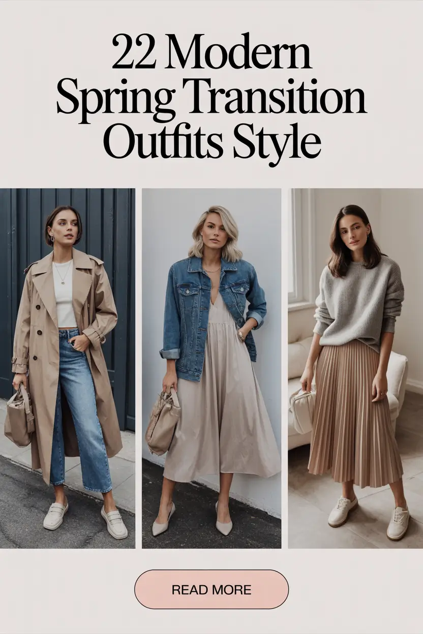 Modern Spring Transition Outfits 2026 Style: Fresh Ideas for Effortless Seasonal Dressing