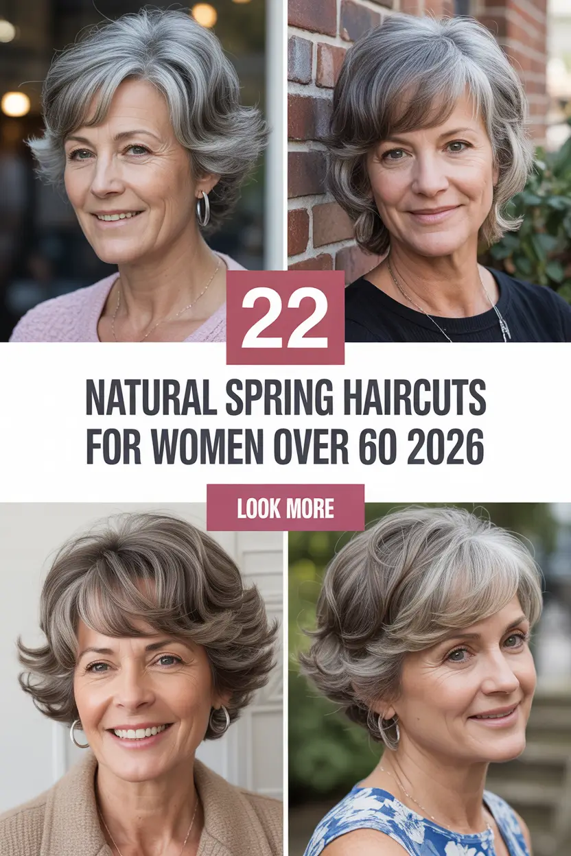 Natural Spring Haircuts for Women Over 60 2026: Fresh, Soft & Effortless Styles