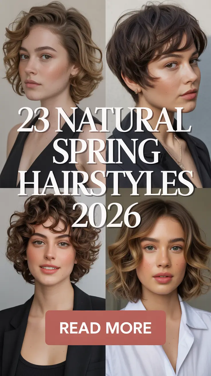 Natural Spring Hairstyles 2026: Fresh, Cute & Simple Ideas for Every Hair Type