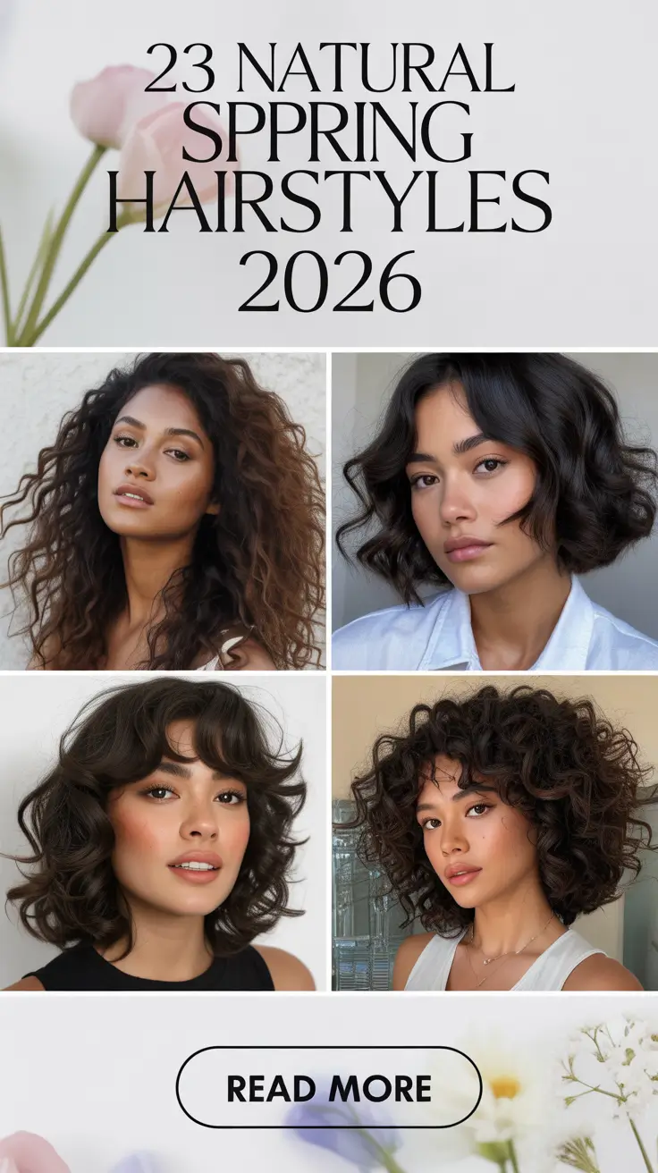 Natural Spring Hairstyles 2026: Fresh, Cute & Simple Ideas for Every Hair Type
