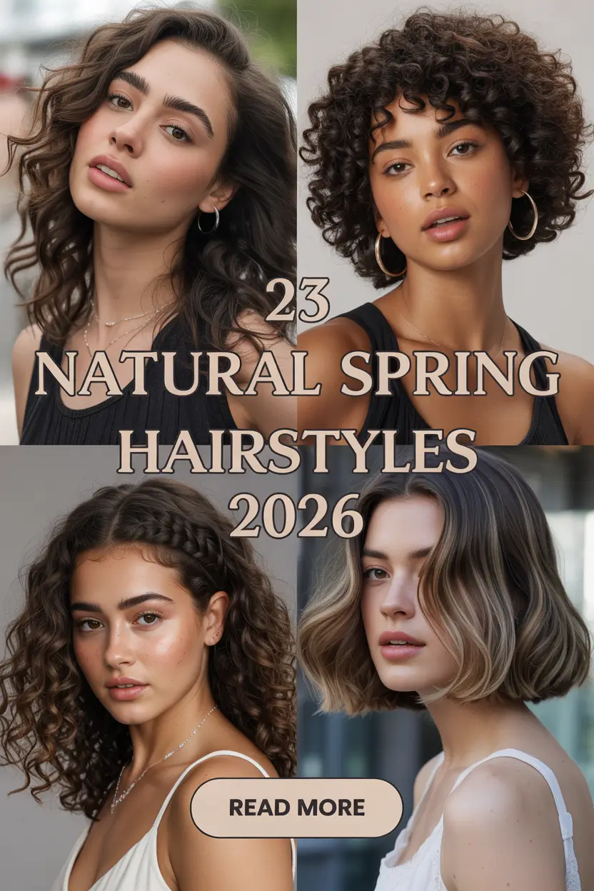 Natural Spring Hairstyles 2026: Fresh, Cute & Simple Ideas for Every Hair Type