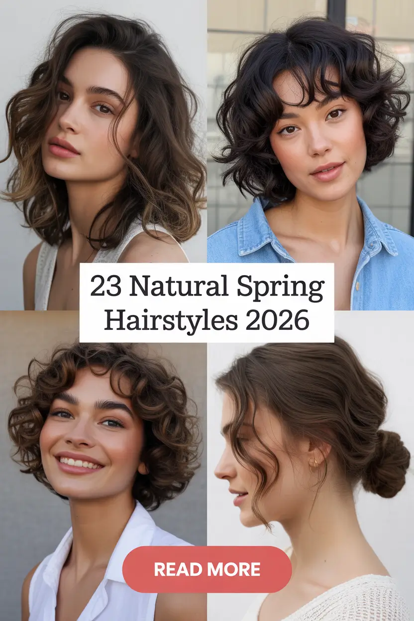 Natural Spring Hairstyles 2026: Fresh, Cute & Simple Ideas for Every Hair Type