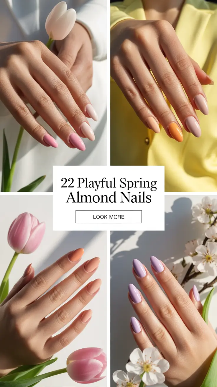 Playful Spring Almond Nails 2026: Fresh Pastel Designs & Cute Inspo Ideas