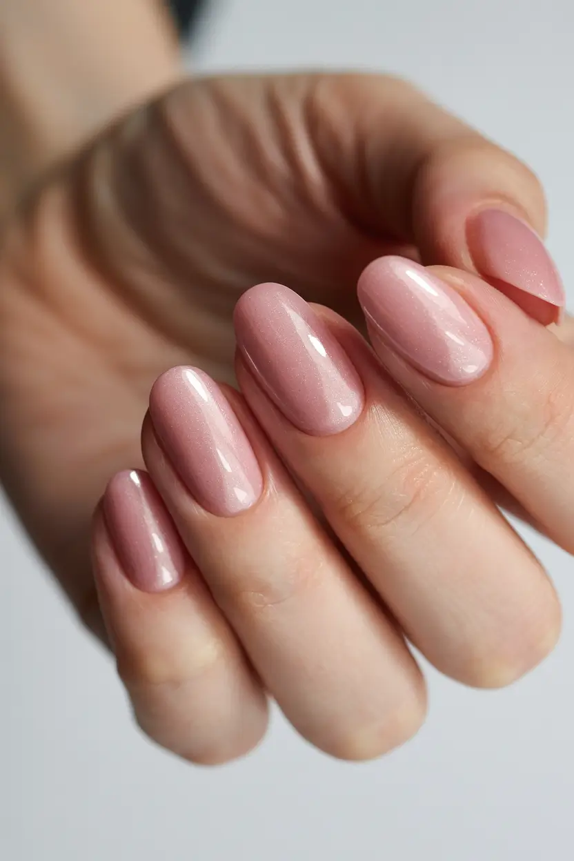 playful spring nail inspo 2026 Soft Petal Almond Glow