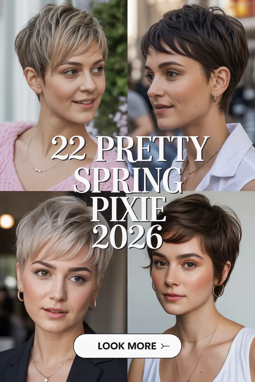 Pretty Spring Pixie 2026: Fresh Cuts, Light Colors & Trendy Spring Aesthetic