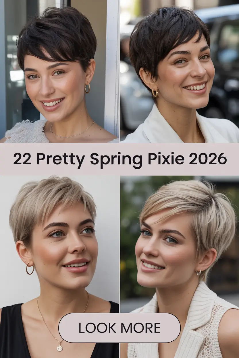 Pretty Spring Pixie 2026: Fresh Cuts, Light Colors & Trendy Spring Aesthetic