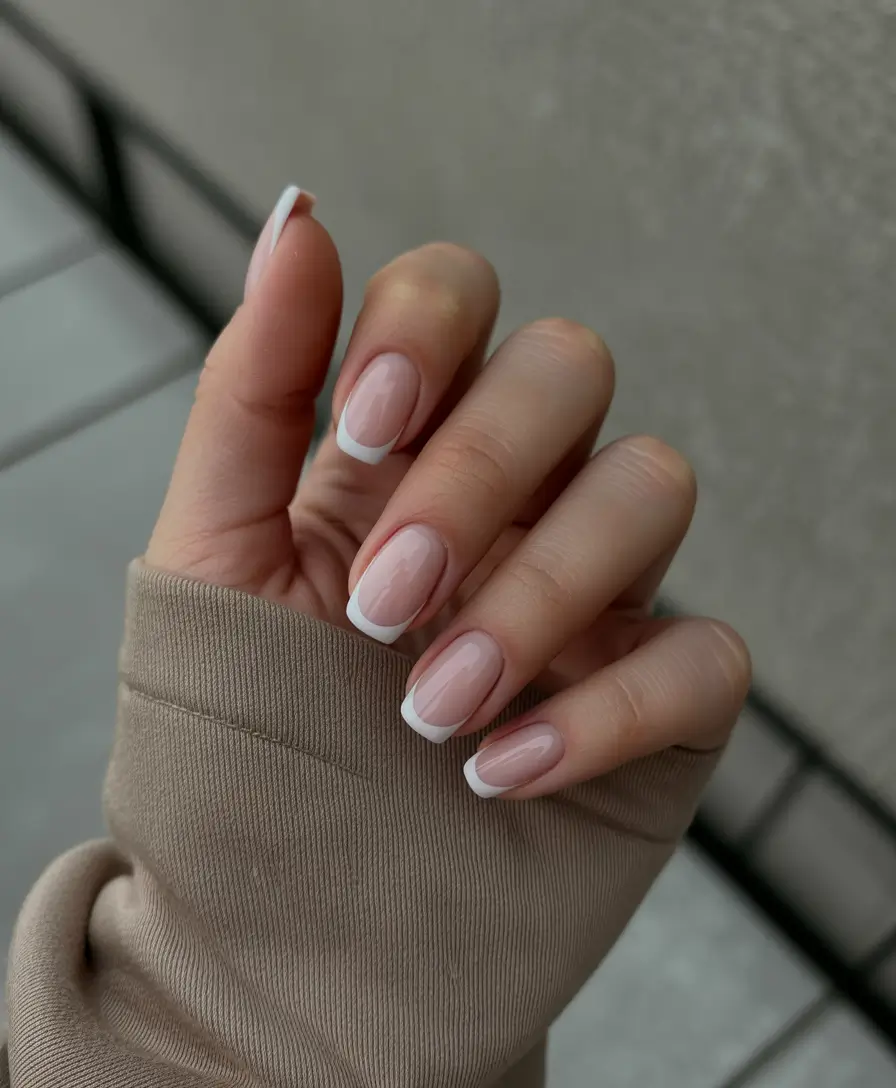 soft early spring nails 2026 Soft Almond French for Clean Girl Early Spring