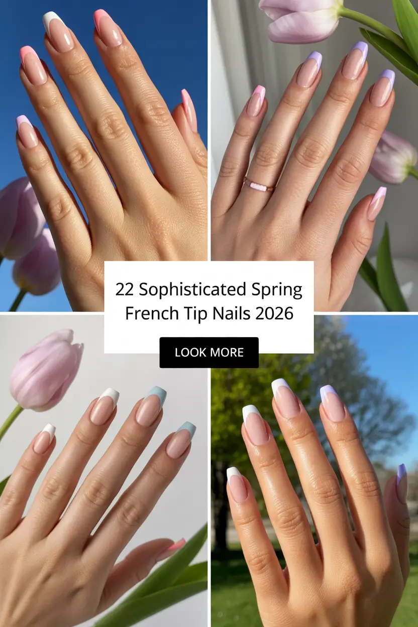 Sophisticated Spring French Tip Nails 2026: Classy, Pretty & Fresh Ideas to Try