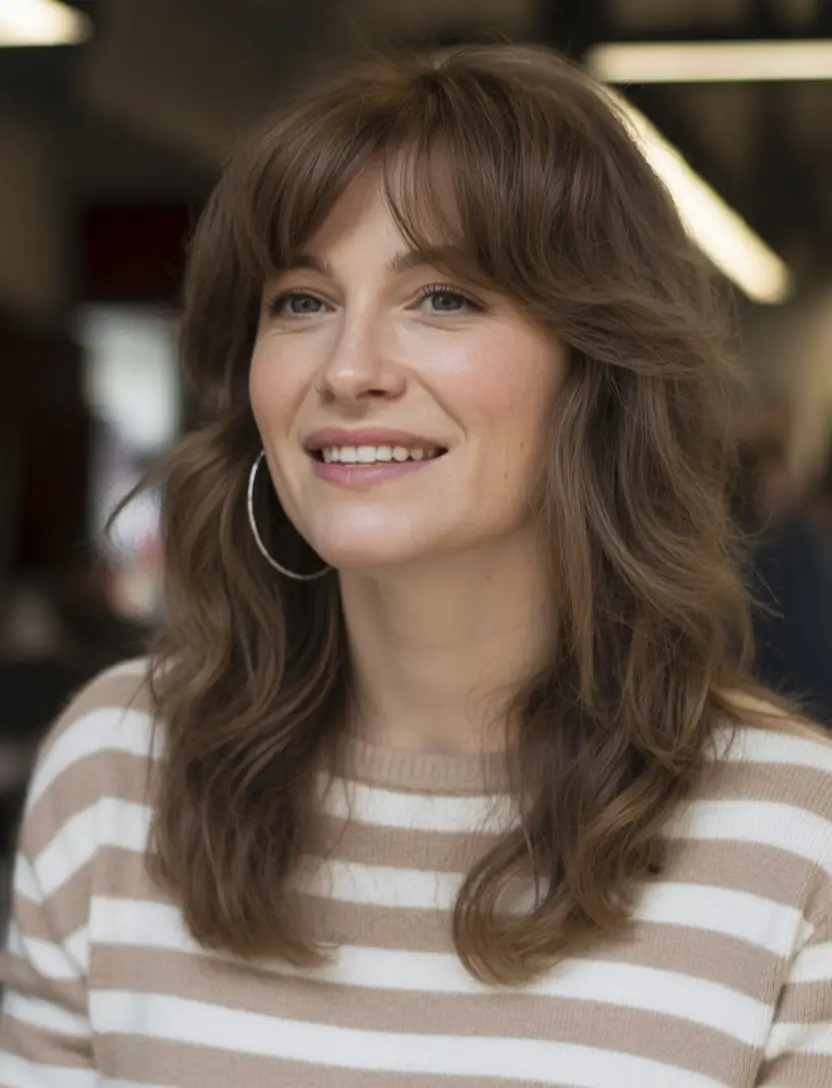 stylish spring mullet haircut for woman 2026 Soft Long Shag Mullet with Natural Movement