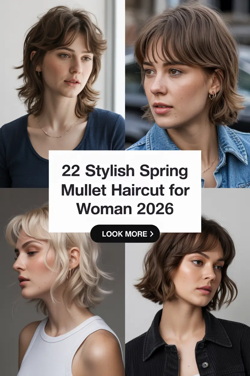 Stylish Spring Mullet Haircut for Woman 2026: The Modern Soft Rebel Era