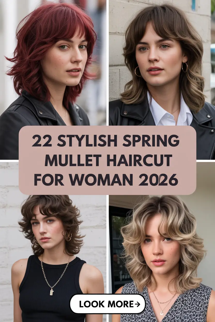 Stylish Spring Mullet Haircut for Woman 2026: The Modern Soft Rebel Era