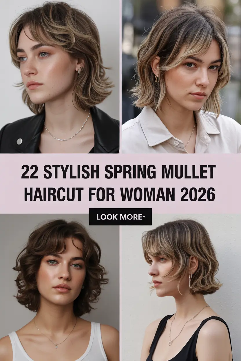 Stylish Spring Mullet Haircut for Woman 2026: The Modern Soft Rebel Era