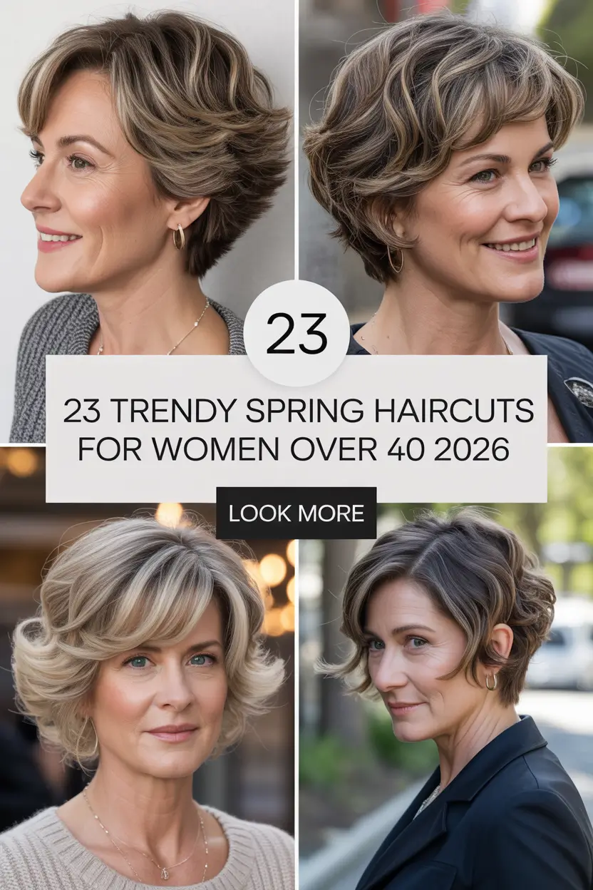 Trendy Spring Haircuts for Women Over 40 2026 That Feel Fresh, Modern & Totally You