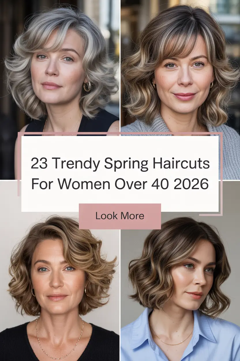 Trendy Spring Haircuts for Women Over 40 2026 That Feel Fresh, Modern & Totally You