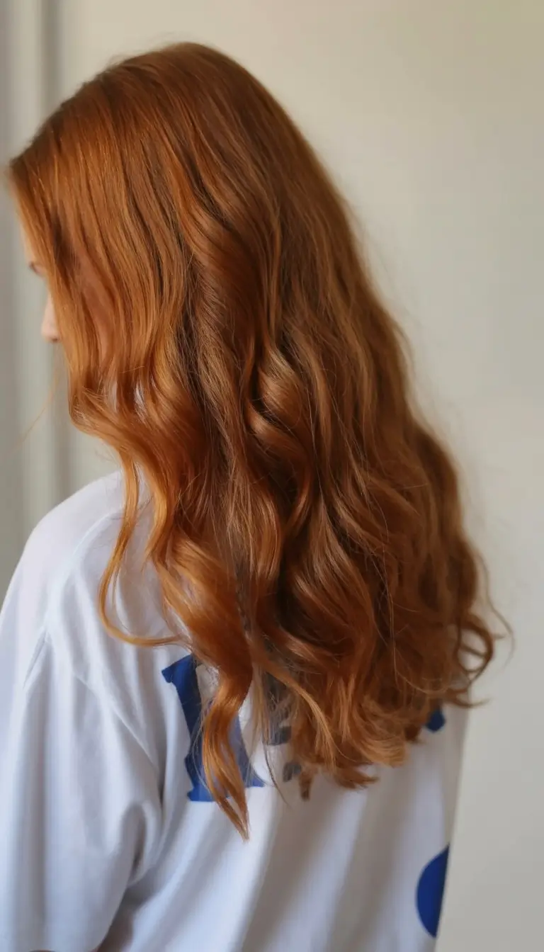 vibrant spring brown hair color 2026 Spiced copper brunette with vibrant spring warmth