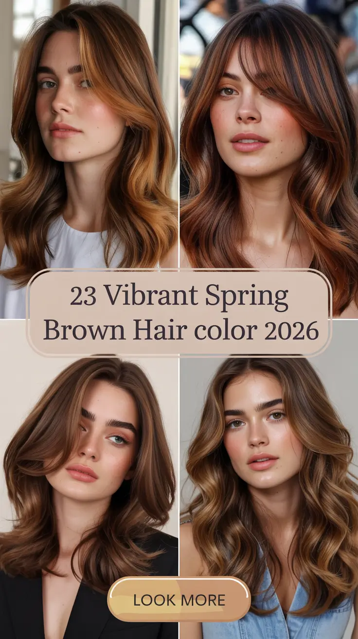 Vibrant Spring Brown Hair Color 2026: Fresh, Bright Ideas for Modern Brunettes