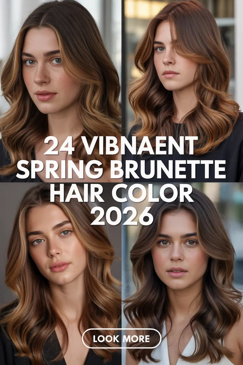 Vibrant Spring Brunette Hair Color 2026: Fresh Warm Browns & Trend Ideas for the New Season