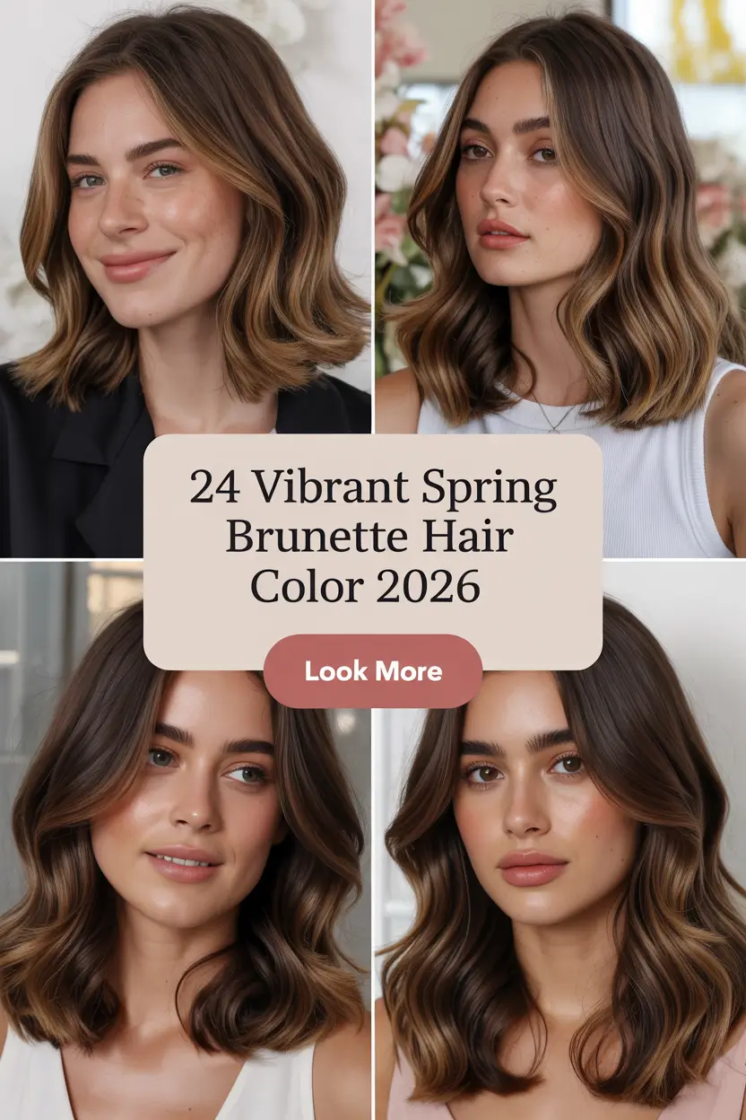 Vibrant Spring Brunette Hair Color 2026: Fresh Warm Browns & Trend Ideas for the New Season